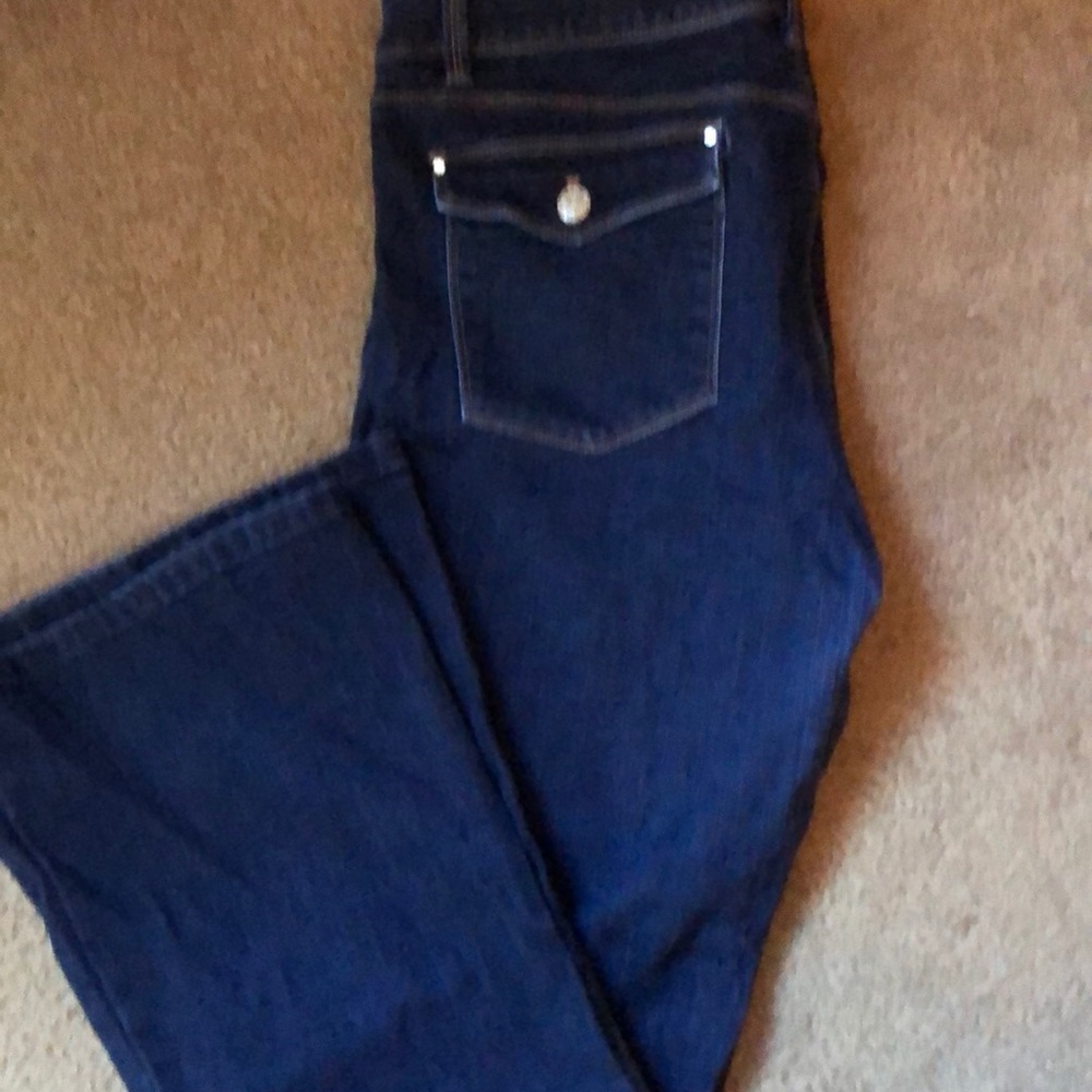 White House Black Market Skinny Flare Jeans-Sz 14s